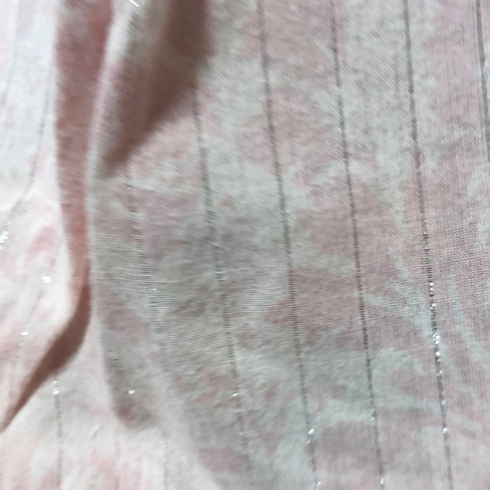 Basic Editions Pink Blouse Short-Sleeved Button-Up - Picture 3 of 7